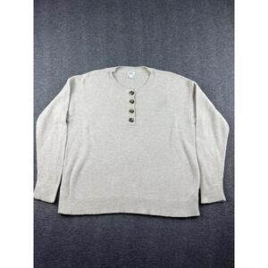 Stars Above Men's Beige Knit Sweater‎ Size Large